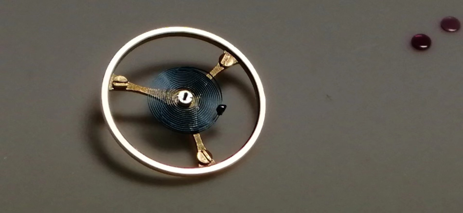 Three-Hander movement servicing photograph, photograph 1