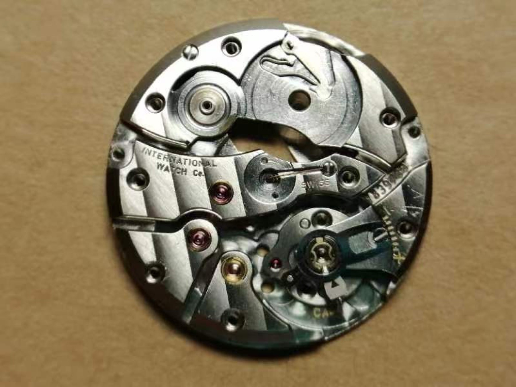 Three-Hander movement servicing photograph, photograph 3