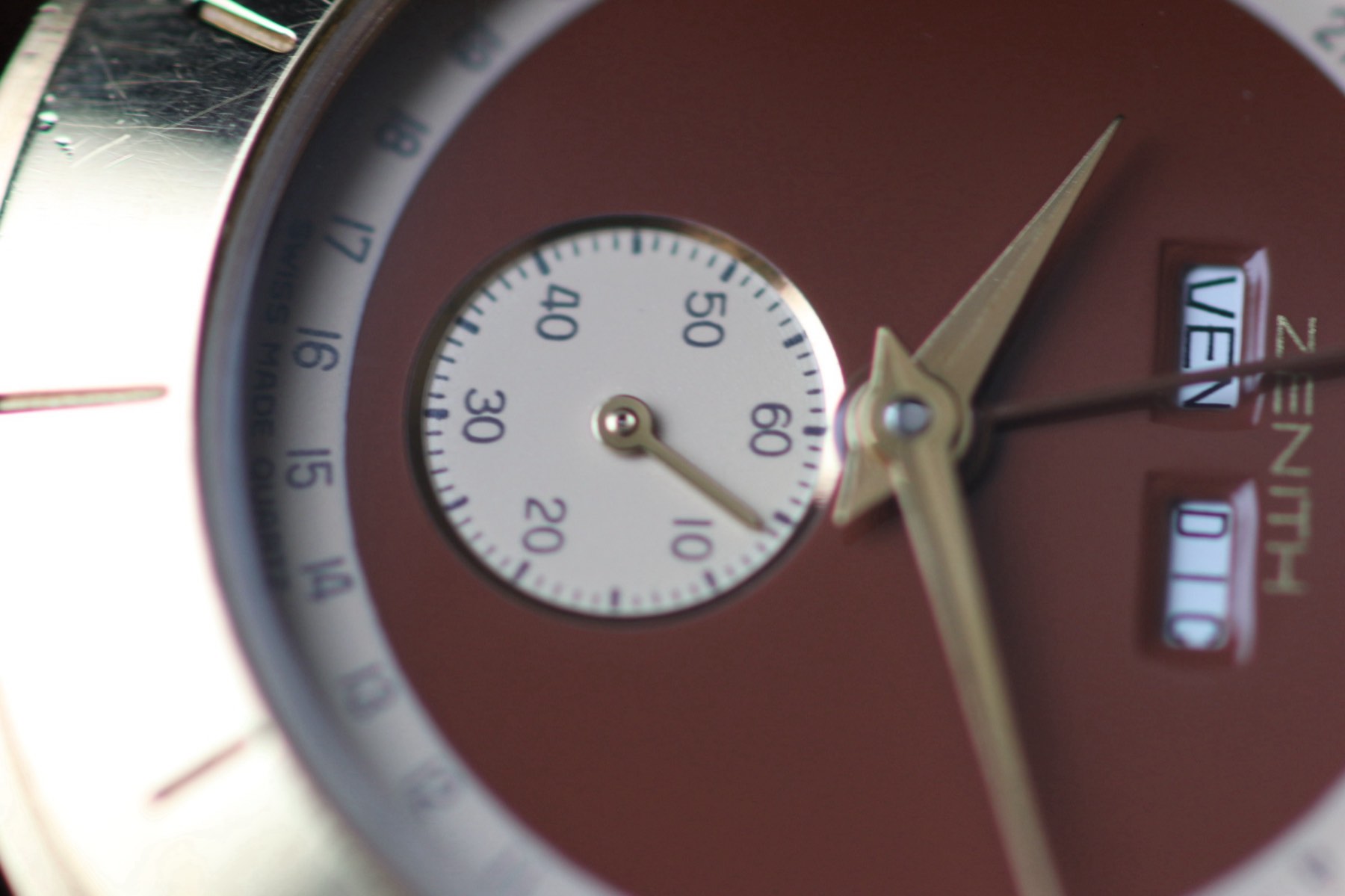 Zenith calendar watch, collection photograph 6